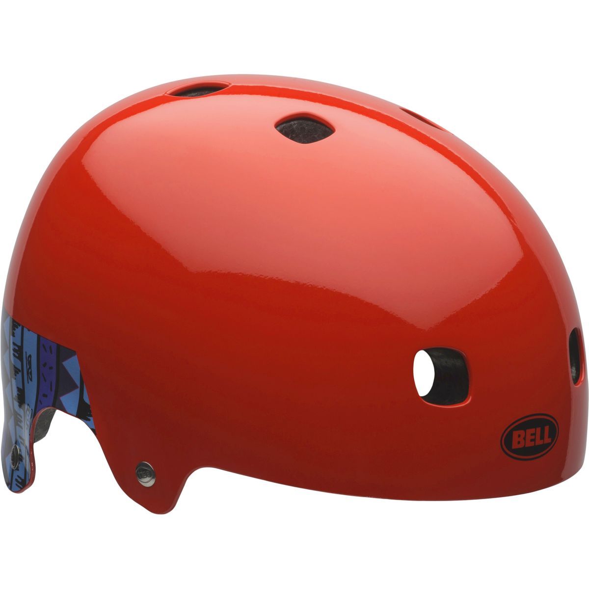 Bell Segment Jr. Helmet - Kids' Red Paul Frank Graffiti, S Bell Segment Jr. Helmet - Kids' Red Paul Frank Graffiti, S
