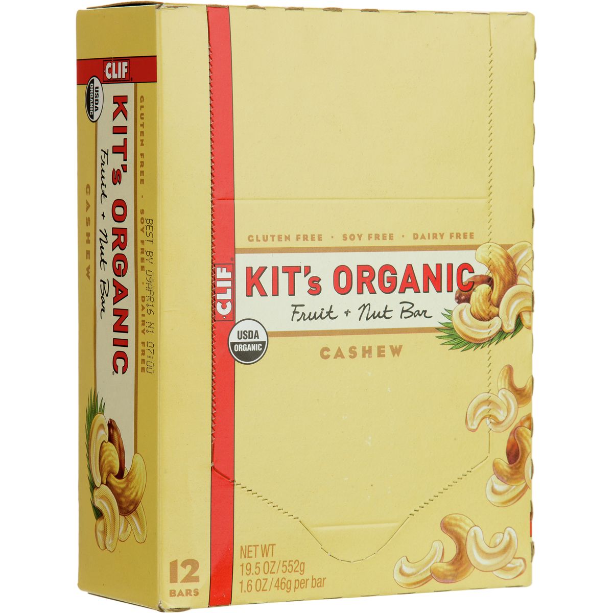 Clifbar Kits Organic Fruit Nut 12 Pack