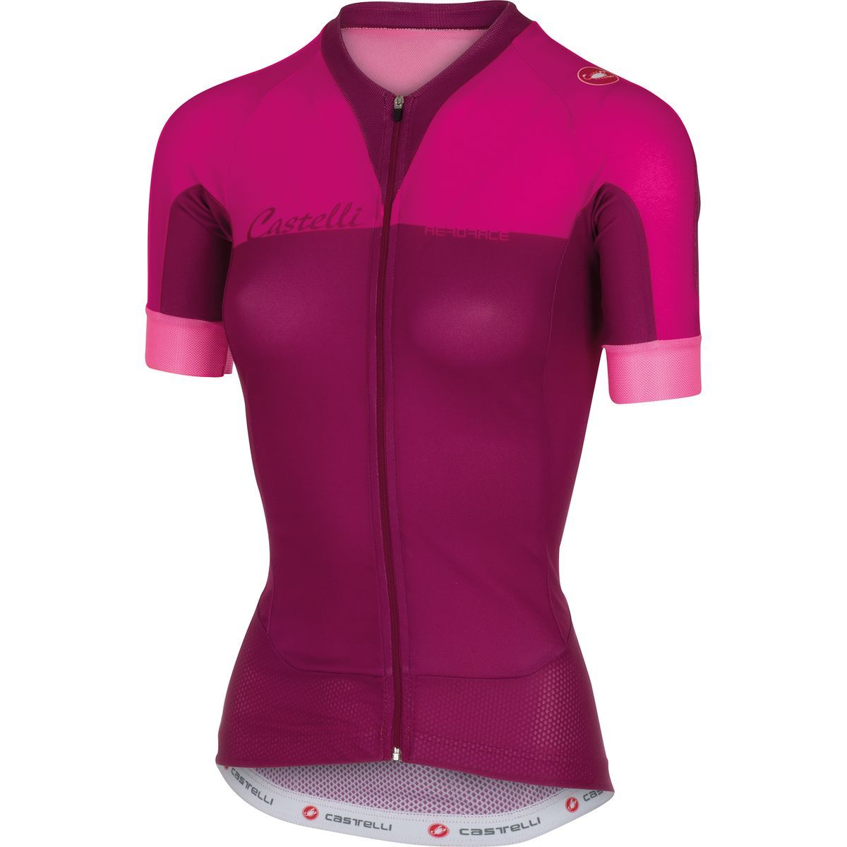 Castelli Aero Race Full Zip Jersey Short Sleeve Women's