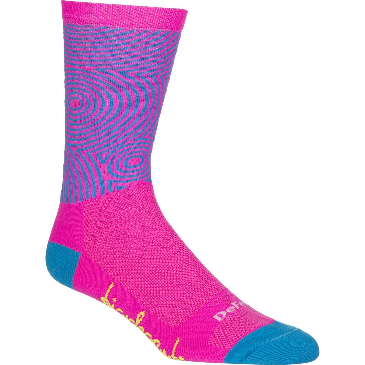 DeFeet Bicycle Crumbs Concentric Circles 6in Sock Men's