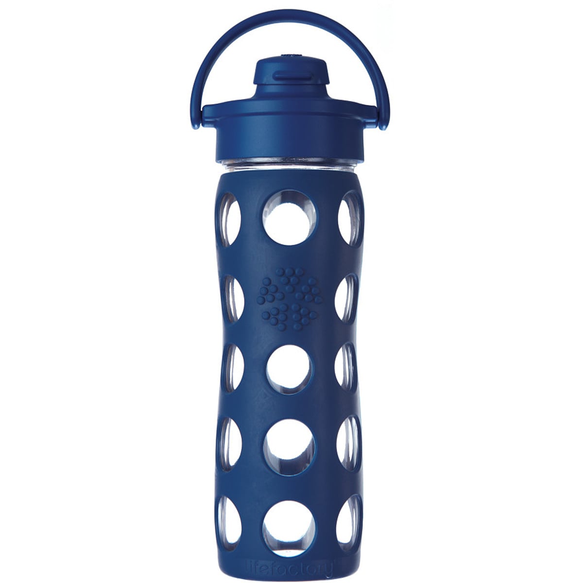 Lifefactory Glass Flip Cap Water Bottle 16oz