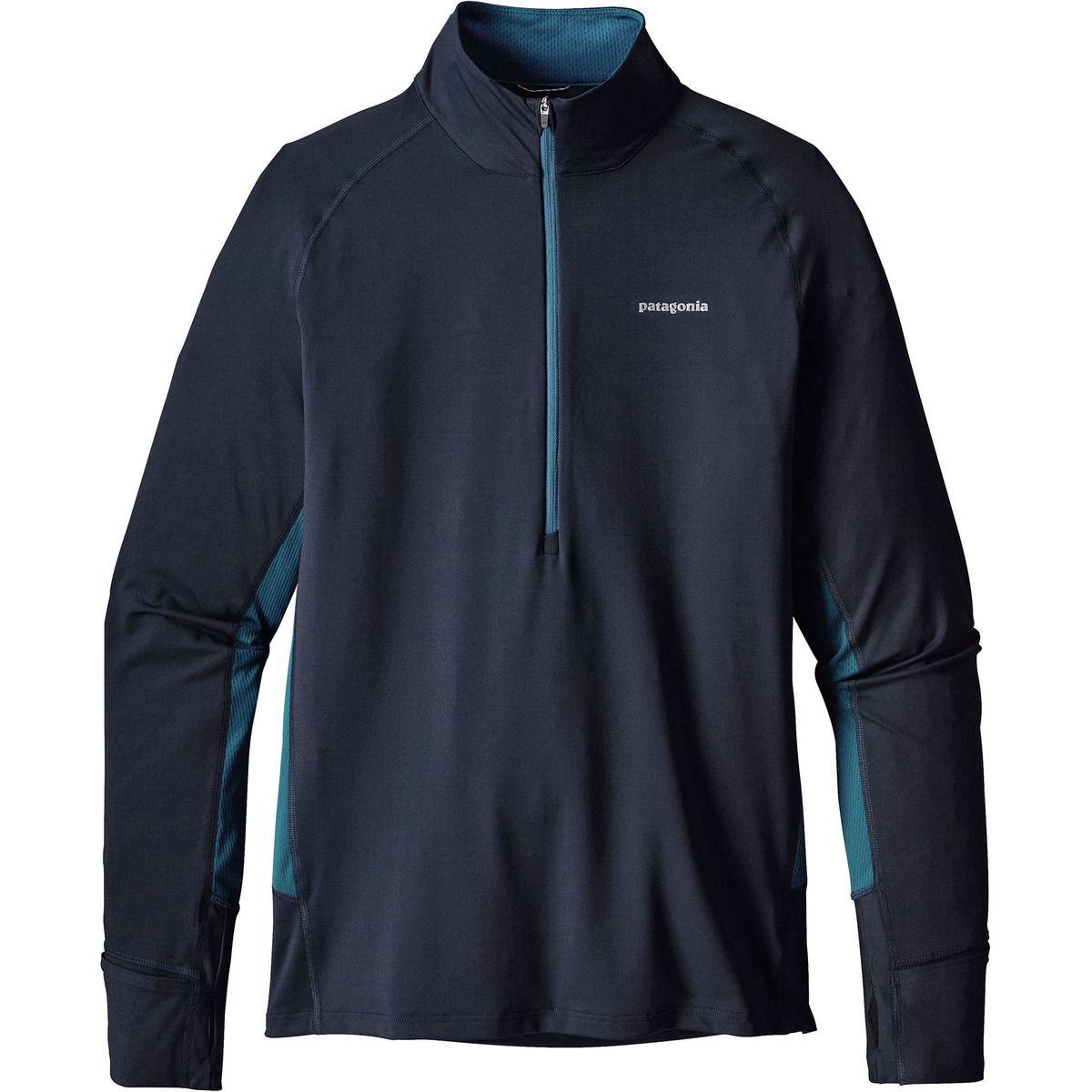 Patagonia All Weather Zip Neck Long Sleeve Shirt Mens