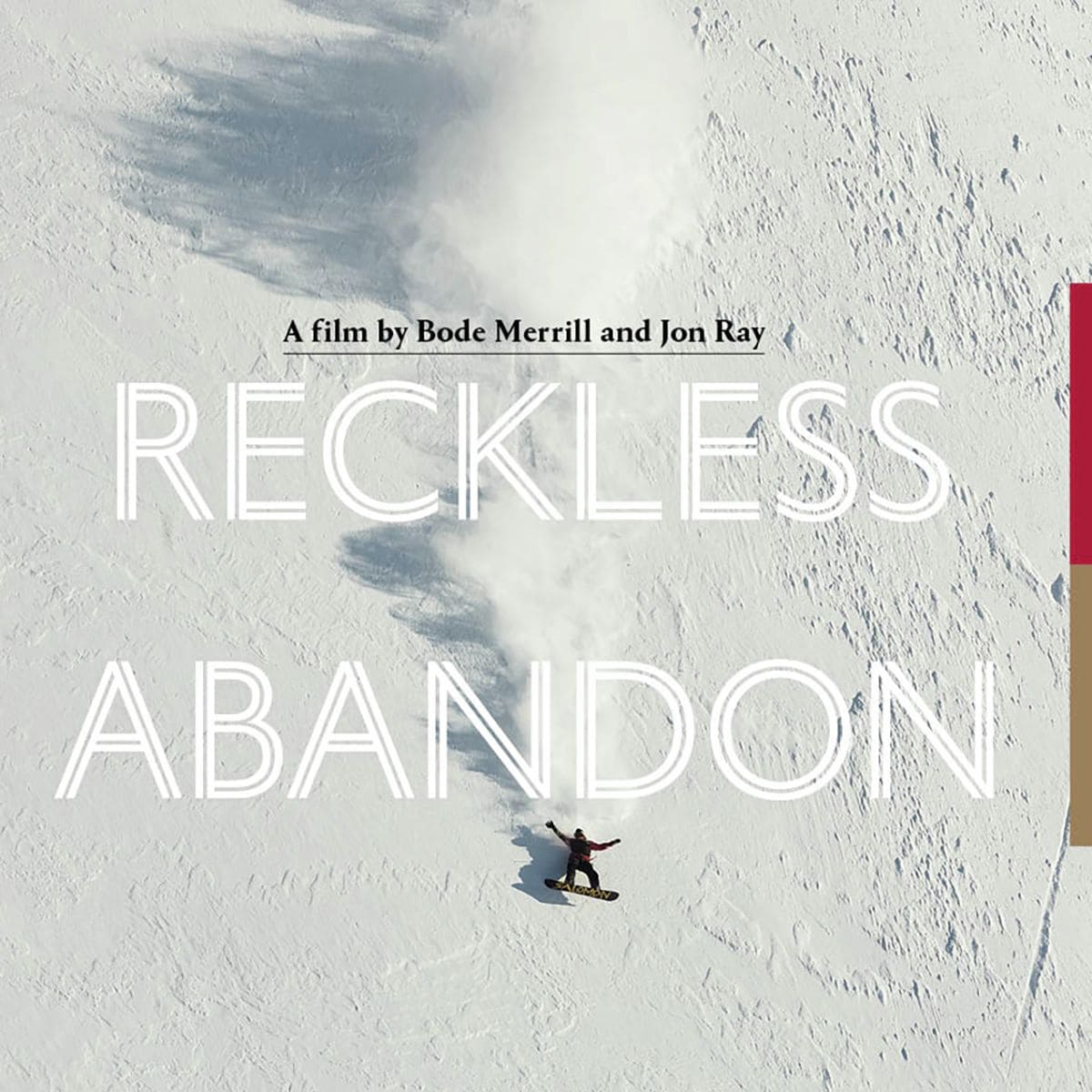 Salomon Snowboards Reckless Abandon DVD A Film by Bode Merrill and Jon Ray GWP