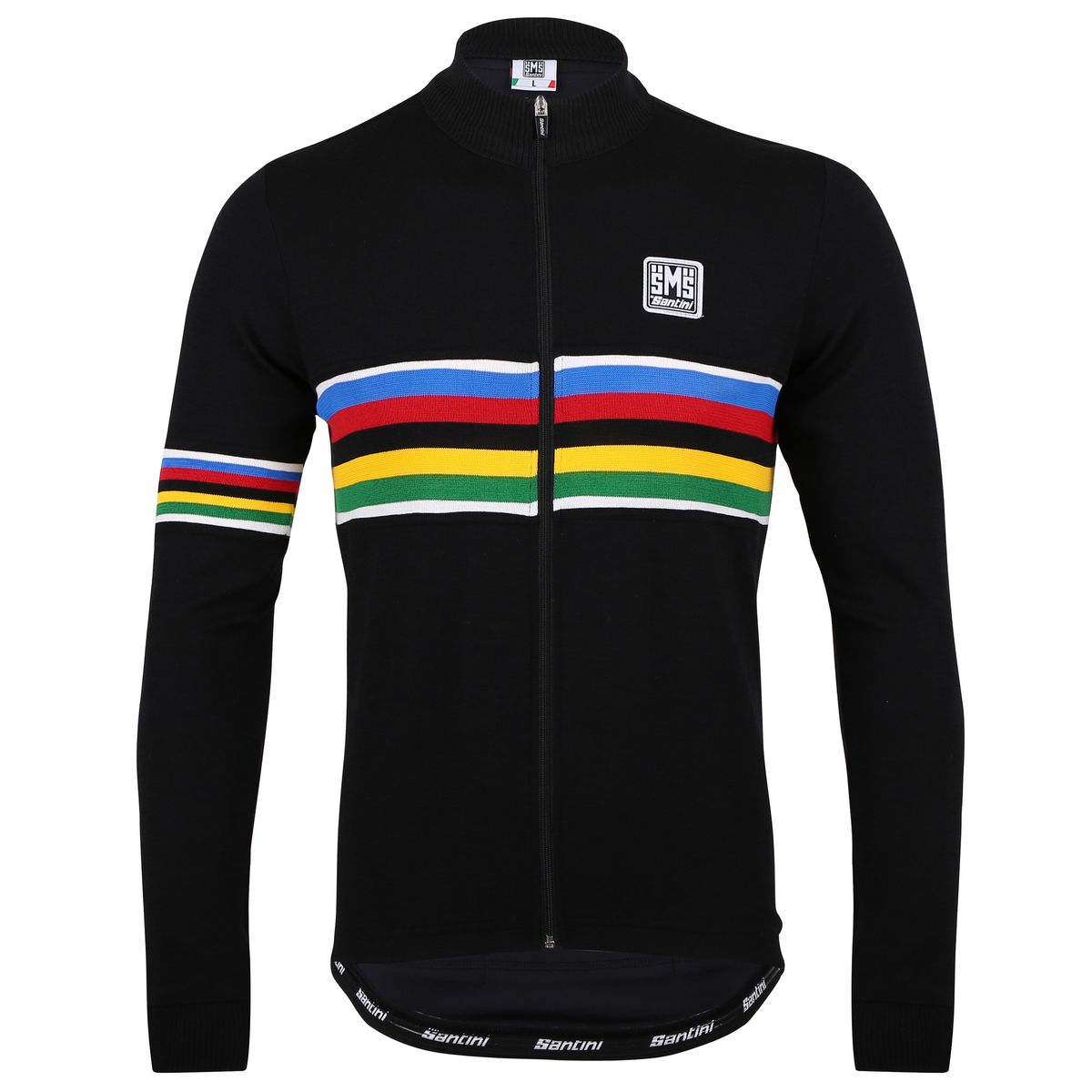 Santini UCI Rainbow Jersey Long Sleeve Men's