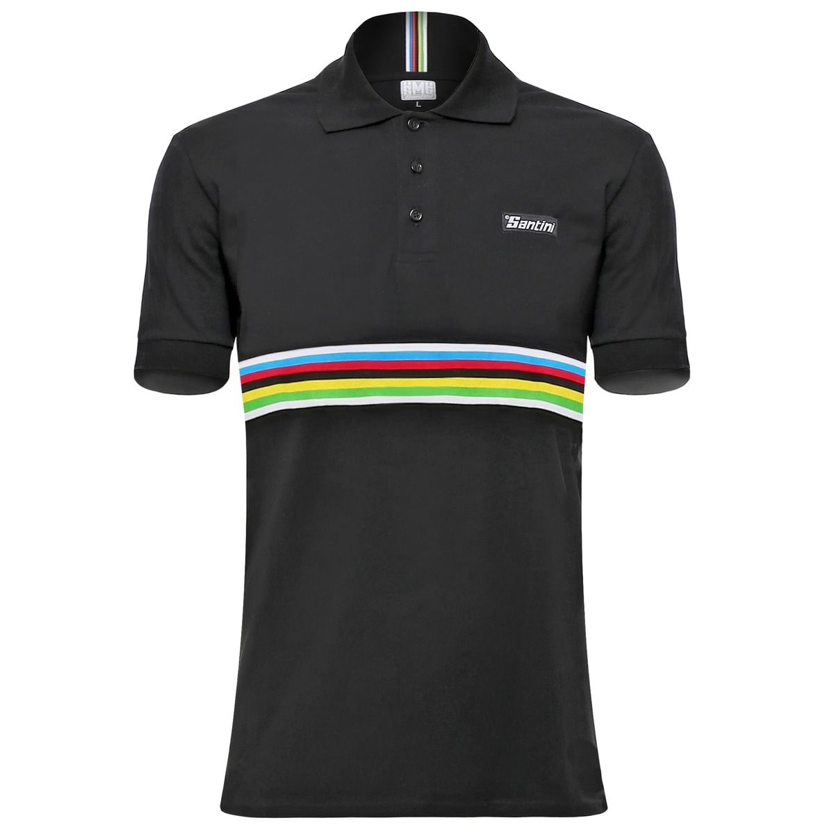 Santini UCI Polo Shirt Mens