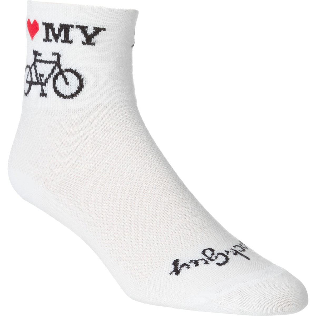 SockGuy Heart My Bike Socks Mens