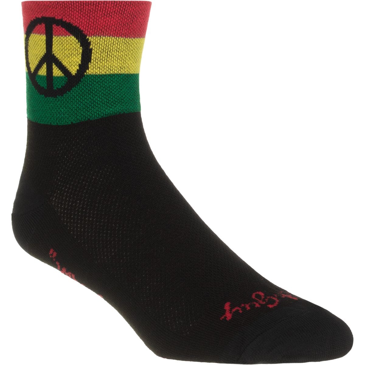 SockGuy Peace 3 3in Socks Mens