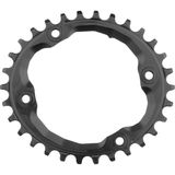 absoluteBLACK Shimano Oval Traction Chainring Black/96 BCD (M9000 XTR), 34t