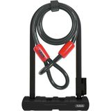 Abus Ultra 410 U-Lock + Cobra Cable Black, 5.5in