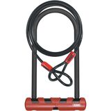 Abus Ultimate 420 Mini U-Lock and Cobra Cable Black/Red, 5.5in