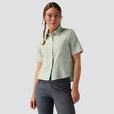 Backcountry Button-Up MTB Jersey - Women's Silt Green, M