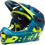 Bell Super DH Mips Helmet Matte/Gloss Blue/Hi-Viz, L