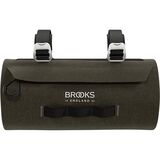 Brooks England Scape Handlebar Pouch Mud Green, One Size