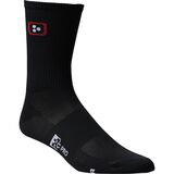 Competitive Cyclist Race Day Sock Black/Red/White, L - Men's