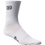 Competitive Cyclist Race Day Sock White/Black, L - Men's