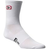 Competitive Cyclist Race Day Sock White/Red/Black, M - Men's