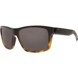 Costa Slack Tide 580P Polarized Sunglasses Gray 580P/Matte Black/Tortoise Frame, One Size - Men's
