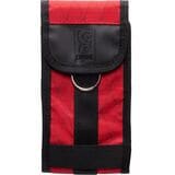 Chrome Large Phone Pouch Red X, One Size
