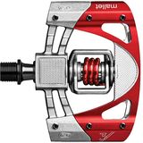 Crank Brothers Mallet 3 Pedals Raw/Red/Red, One Size