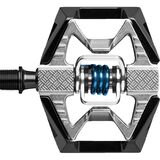 Crank Brothers Doubleshot Pedals Black/Raw/Blue, One Size
