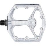 Crank Brothers Stamp 7 Limited Edition Silver Collection Pedals High Polish Silver, Large