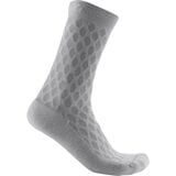 Castelli Sfida 13 Sock - Women's Silver Gray/White, S/M