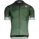 Castelli Flusso Limited Edition Full-Zip Jersey - Men's Deep Green/Desert Green, S