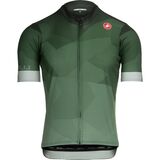 Castelli Flusso Limited Edition Full-Zip Jersey - Men's Deep Green/Desert Green, L