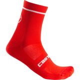 Castelli Entrata 9 Sock Red, L/XL - Men's