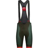 Castelli Competizione Limited Edition Bib Short - Men's Deep Green/Clay/Fiery Red, S