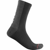 Castelli Bandito Wool 18 Sock Black, S/M - Men's