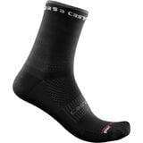 Castelli Rosso Corsa 11 Sock - Women's Black, S/M