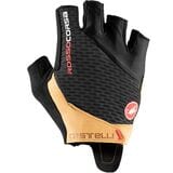 Castelli Rosso Corsa Pro V Glove - Men's Black/Tan, S