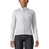 Castelli Sfida 2 Long-Sleeve Full-Zip Jersey - Women's Silver Gray/White, M