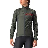 Castelli Squadra Stretch Jacket - Women's Military Green/Dark Gray, XL