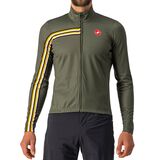 Castelli Unlimited Thermal Jersey - Men's Military Green/Goldenrod, 3XL
