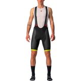 Castelli Competizione Kit Bib Short - Men's Black/Electric Lime, XL