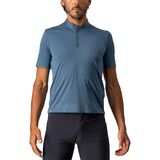 Castelli Tech 2 Polo Shirt - Men's Light Steel Blue, XXL