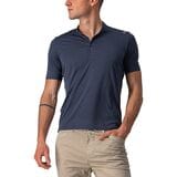 Castelli Tech 2 Polo Shirt - Men's Savile Blue, M