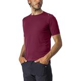 Castelli Tech 2 T-Shirt - Men's Bordeaux, XL