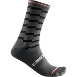 Castelli Unlimited 18 Sock Dark Gray/Black, XXL - Men's