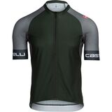 Castelli Entrata VI Limited Edition Jersey - Men's Deep Green/Gunmetal Gray/Black/White, XXL