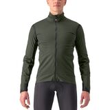 Castelli Alpha Ultimate Insulated Jacket - Men's Military Green/Black/Electric Lime, L