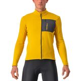 Castelli Unlimited Trail Long-Sleeve Jersey - Men's Goldenrod/Dark Gray, XL
