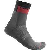 Castelli Blocco 15 Sock Dark Gray, S/M - Men's