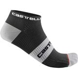 Castelli Lowboy 2 Sock Black White, L/XL - Men's