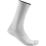 Castelli Premio 18 Sock White, L/XL - Men's