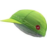 Castelli Rosso Corsa Cycling Cap Electric Lime, One Size