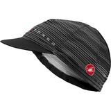 Castelli Rosso Corsa Cycling Cap Light Black, One Size