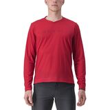 Castelli Trail Tech 2 Long-Sleeve T-Shirt - Men's Dark Red, XXL